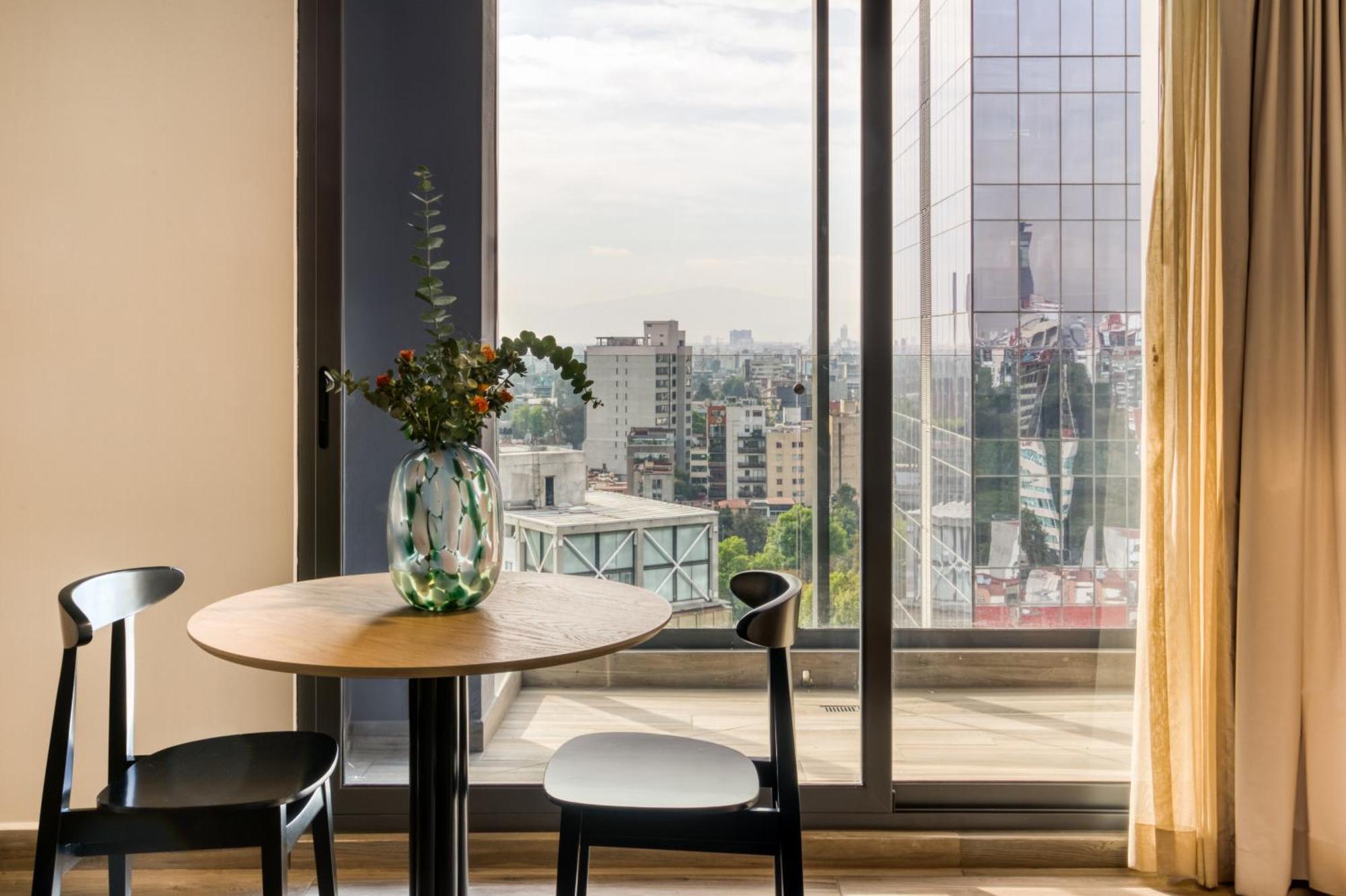 Aparthotel Uliv Cibeles Mexiko-Stadt Zimmer foto