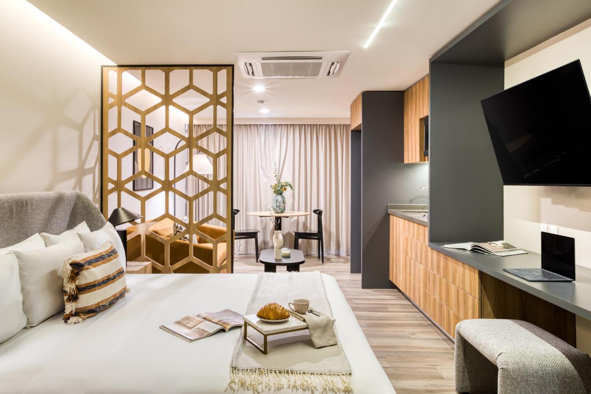 Aparthotel Uliv Cibeles Mexiko-Stadt Zimmer foto