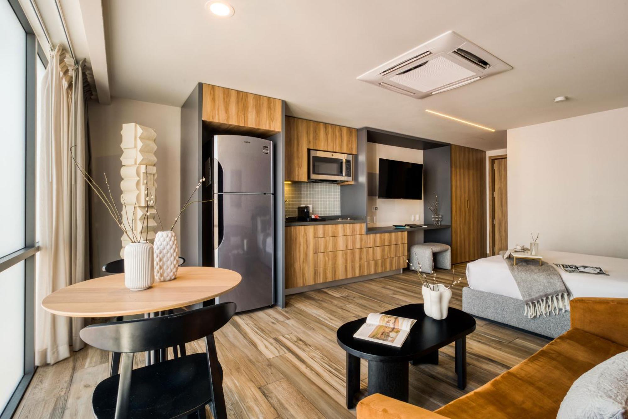 Aparthotel Uliv Cibeles Mexiko-Stadt Zimmer foto